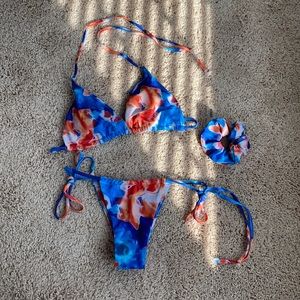 SHEIN BLUE BIKINI